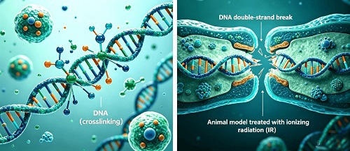 Difference between Cisplatin-treated cell model and Ionizing radiation-treated model